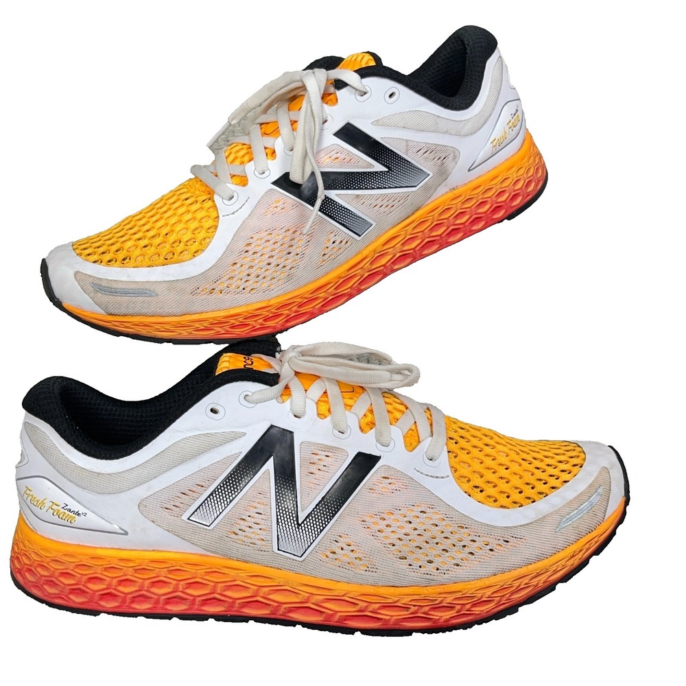 New Balance Mens Fresh Foam Zante V2 MZANTHI2 White Running Shoes Sneakers 11.5D